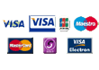 Glasseyes Online accecpts most credit cards and debit cards