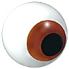 Special Offer Light Brown Cross-Eyed Teddy Bear Eyes. Eye with a multicolour enamel iris with a black pupil on a single loop fixing. Special Offer Light Brown Cross-Eyed Teddy Bear Eyes. Eye with a multicolour enamel iris with a black pupil on a single loop fixing.