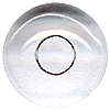 Mammal Glass Eyes. A high quality crystal concave/convex eye with a round transparent pupil for self painting.