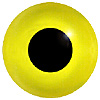 Special Offer - Yellow Glass Bird Eyes. Concave/Convex monochrome bird eyes made from crystal and hand painted. Special Offer - Yellow Glass Bird Eyes. Concave/Convex monochrome bird eyes made from crystal and hand painted.