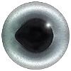 Special Offer - Silver Salmon Eye. European style multicolour fish eyes on wire made by hand from crystal glass and painted and fired for a permanent finish.