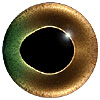Special Offer - Pike Fish Eye. European style multicolour fish eyes on wire made by hand from crystal glass and painted and fired for a permanent finish.