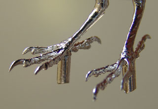 With a tarsus measurement of approximately 12mm these feet can be used for a variety of birds including Tits, Brambling, Flycatcher, Swallow, and Warblers.