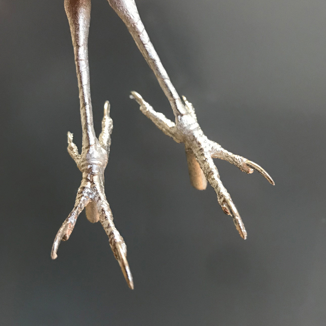 Woodpecker Pewter Bird Feet