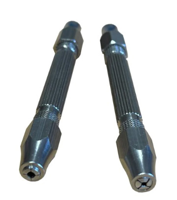 A set of two clutch wire holders