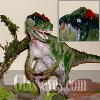 'Allosaurus' by Tony, using 132 R65 eyes